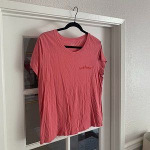 GAP "Weekend" Babydoll Tee Size L